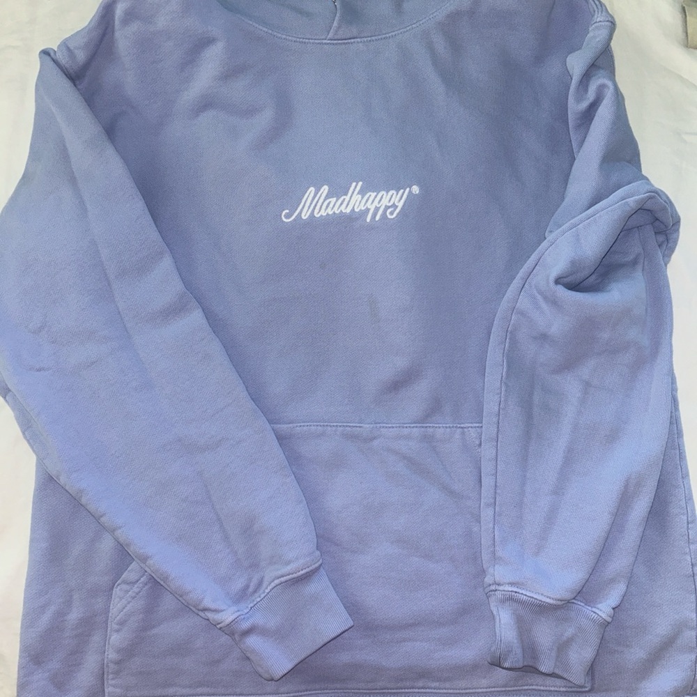 Madhappy periwinkle embroidered sweatshirt